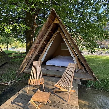 ホテル Kamp Na Otoku - Ljubno Ob Savinji エクステリア 写真