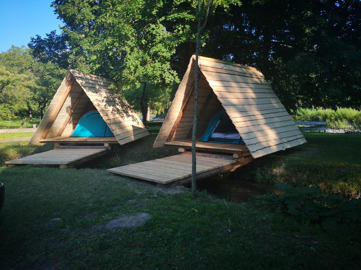 ホテル Kamp Na Otoku - Ljubno Ob Savinji エクステリア 写真