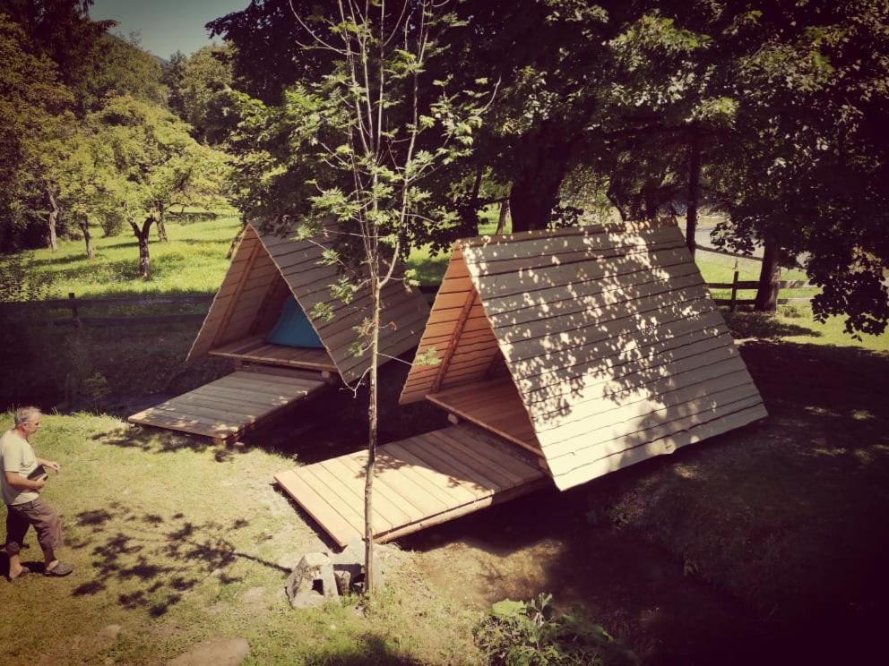 ホテル Kamp Na Otoku - Ljubno Ob Savinji エクステリア 写真