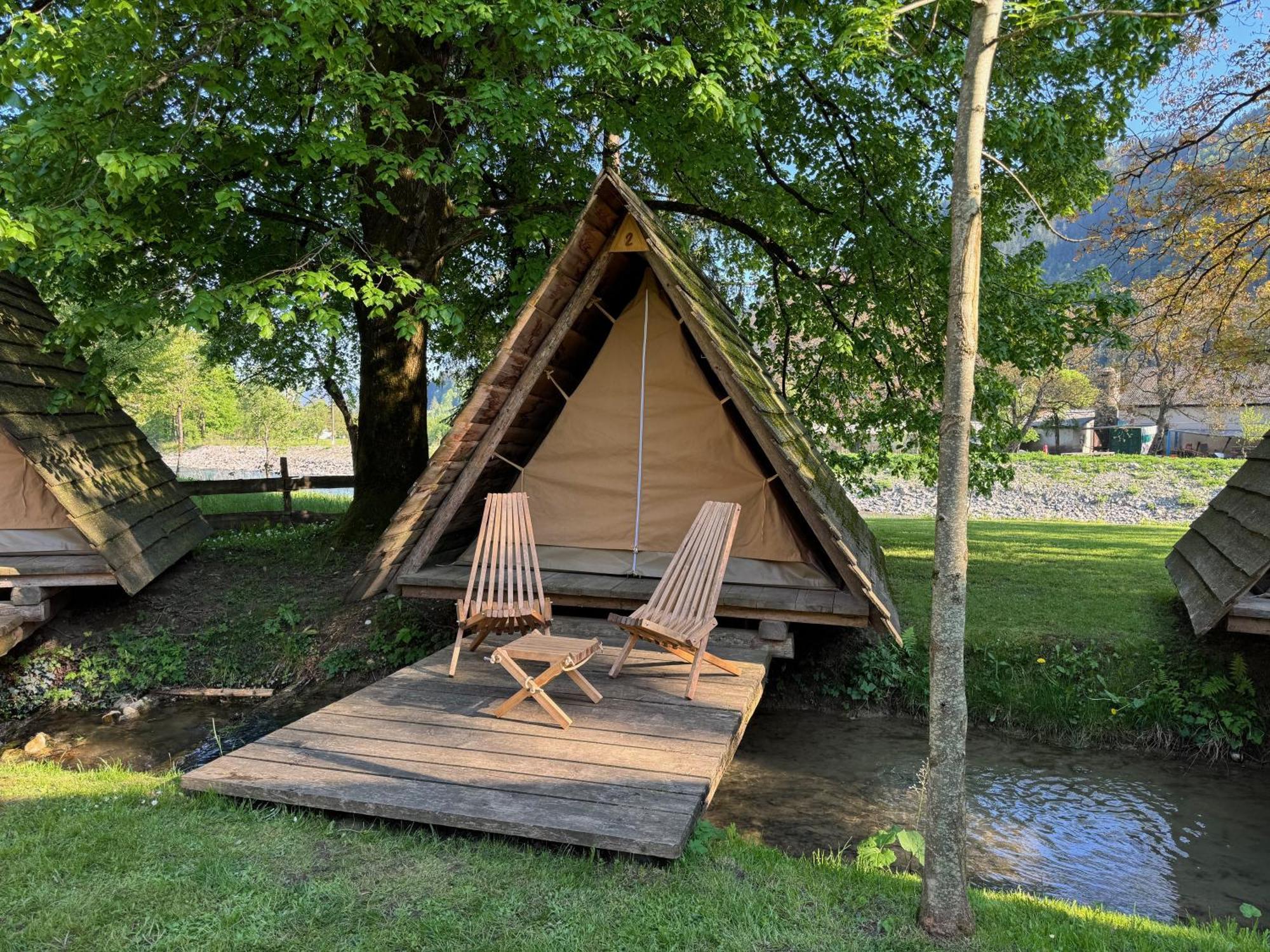 ホテル Kamp Na Otoku - Ljubno Ob Savinji エクステリア 写真